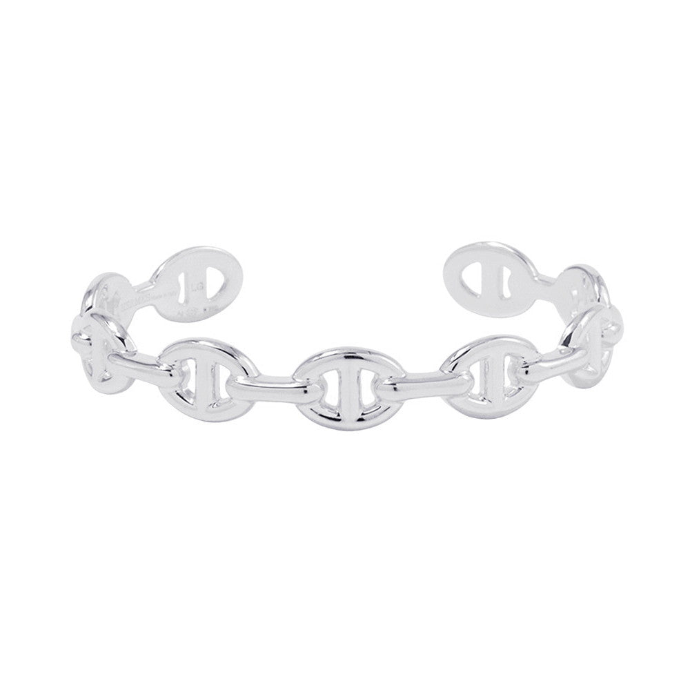 HERMES Chaine d'Ancre Bangle Size LG SV925