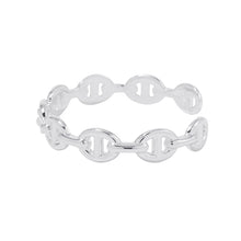 将图像加载到图库查看器中，HERMES Chaine d'Ancre Bangle Size LG SV925
