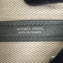 将图像加载到图库查看器中，HERMES Neo Garden Vert Amand Negonda Leather Size 23
