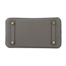 Load image into Gallery viewer, HERMES Birkin Gris Meyer Togo Leather Size 25
