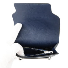 Load image into Gallery viewer, HERMES Roulis slim blue navy Chevre Myzore Goatskin
