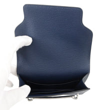 Load image into Gallery viewer, HERMES Roulis slim blue navy Chevre Myzore Goatskin
