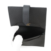 将图像加载到图库查看器中，HERMES Bearn Card Case Black Epsom
