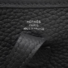 将图像加载到图库查看器中，HERMES Evelyne Long Black Taurillon Clemence Size TPM
