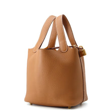 Load image into Gallery viewer, HERMES Picotin Lock Gold Taurillon Clemence Size PM
