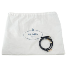 将图像加载到图库查看器中，PRADA Duet Drawstring Bag Shoulder Bag Black1BH038 Soft Calf Leather
