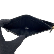 Load image into Gallery viewer, PRADA Triangle Logo Compact Wallet Black1ML050 Saffiano LeatherLeather
