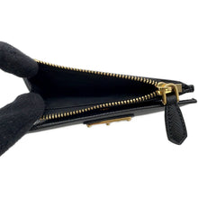 Load image into Gallery viewer, PRADA Triangle Logo Compact Wallet Black1ML050 Saffiano LeatherLeather
