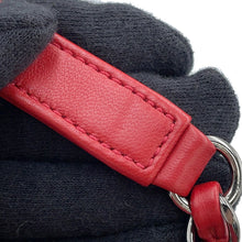 Load image into Gallery viewer, CHANEL Chevron WChain Tote Red Lambskin
