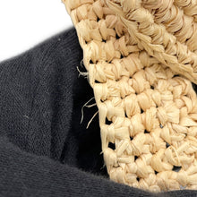 将图像加载到图库查看器中，LOEWE Slit Bag Natural/TanA685453X07 Raffia Leather Size Mini
