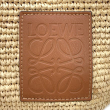 将图像加载到图库查看器中，LOEWE Slit Bag Natural/TanA685453X07 Raffia Leather Size Mini

