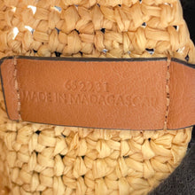 将图像加载到图库查看器中，LOEWE Slit Bag Natural/TanA685453X07 Raffia Leather Size Mini
