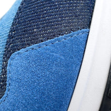 Load image into Gallery viewer, LOUIS VUITTON Run Away Line Sneakers Navy/Blue Denim Suede Size 35
