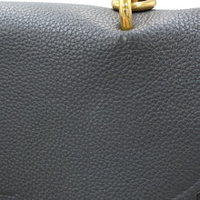 将图像加载到图库查看器中，Ferragamo Gancini Margot 2-Way Handbag Gray21H493 Leather
