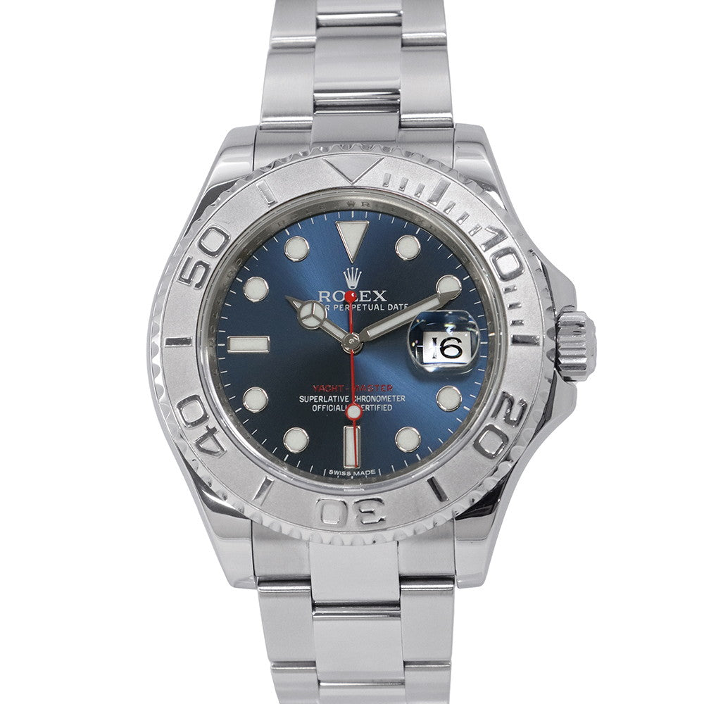ROLEX Yacht-Master W40mm Stainless Steel PT950 Blue Dial116622