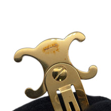 将图像加载到图库查看器中，CELINE Triomphe Hair Clips (Set of 2) Gold Metal
