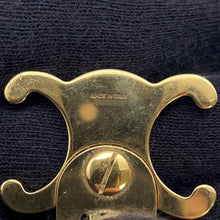 将图像加载到图库查看器中，CELINE Triomphe Hair Clips (Set of 2) Gold Metal
