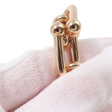 将图像加载到图库查看器中，TIFFANY&amp;Co. Hardware Graduated Link Necklace63008958 18K Pink Gold
