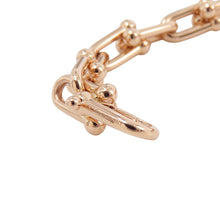 将图像加载到图库查看器中，TIFFANY&amp;Co. Hardware Graduated Link Necklace63008958 18K Pink Gold
