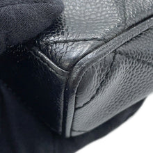 Load image into Gallery viewer, CHANEL one belt Black Caviar Leather
