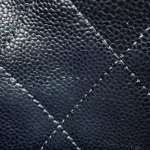 Load image into Gallery viewer, CHANEL one belt Black Caviar Leather
