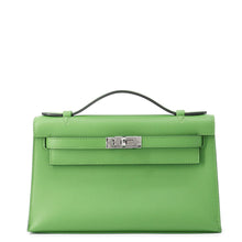 Load image into Gallery viewer, HERMES PochetteKelly Vert Yucca Swift Leather
