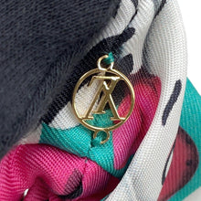 Load image into Gallery viewer, LOUIS VUITTON Scrunchie Set Animogram Zebra PinkM90710 Silk100%
