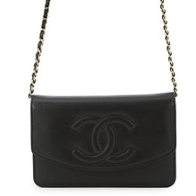 Load image into Gallery viewer, CHANEL Chain wallet BlackAP4653 Caviar Leather
