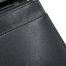 将图像加载到图库查看器中，CHANEL Chain wallet BlackAP4653 Caviar Leather
