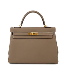 将图像加载到图库查看器中，HERMES Kelly Retourne Etoupe Togo Leather Size 32
