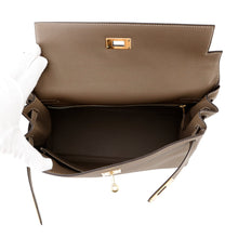 将图像加载到图库查看器中，HERMES Kelly Retourne Etoupe Togo Leather Size 32
