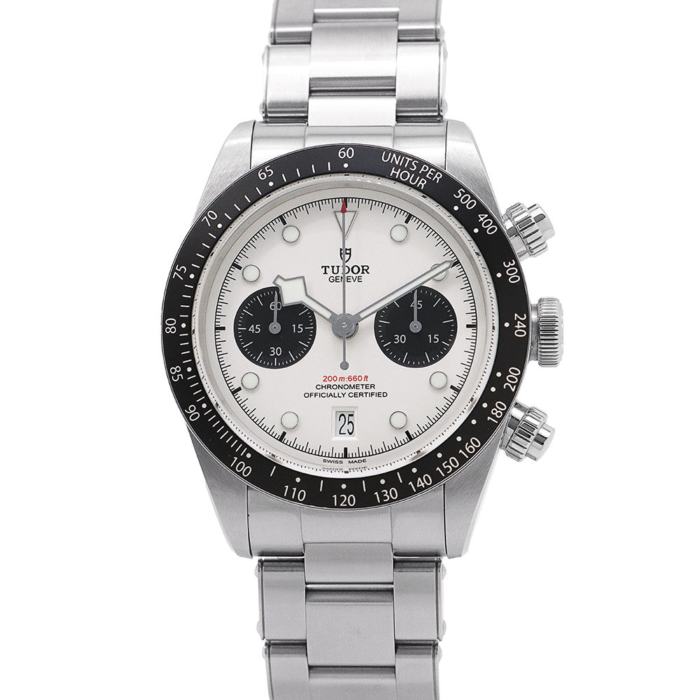 TUDOR Black Bay Chrono W41mm Stainless Steel White DialM79360N-0012