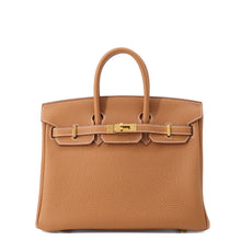 将图像加载到图库查看器中，HERMES Birkin Gold Togo Leather Size 25
