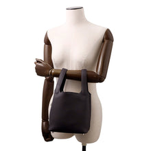 Load image into Gallery viewer, HERMES Picotin Lock Pull Noir Taurillon Clemence Size PM
