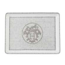 Load image into Gallery viewer, HERMES Mosaique 24 tray PlatinumP035089P Porcelain Size PM
