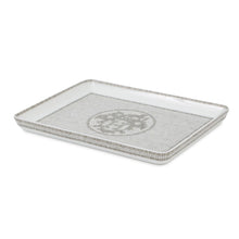 将图像加载到图库查看器中，HERMES Mosaique 24 tray PlatinumP035089P Porcelain Size PM
