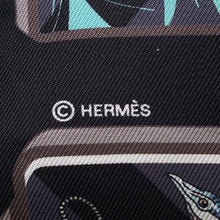 将图像加载到图库查看器中，HERMES Twilly HERMES STORY Black/Grease/Rose Silk100%
