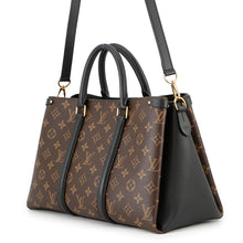 Load image into Gallery viewer, LOUIS VUITTON Soufflot NV NoirM44817 Monogram Macassar Canvas Size MM
