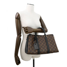 Load image into Gallery viewer, LOUIS VUITTON Soufflot NV NoirM44817 Monogram Macassar Canvas Size MM
