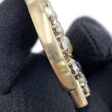 将图像加载到图库查看器中，CHANEL CC Logo Necklace Metal Faux Pearl Rhinestone
