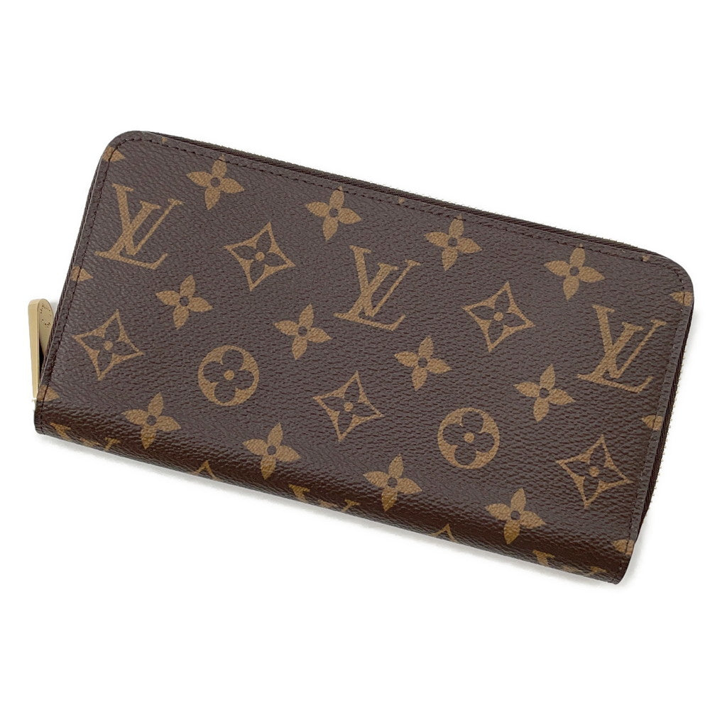 LOUIS VUITTON Zippy Wallet FuchsiaM41895 Monogram