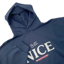 Load image into Gallery viewer, BALENCIAGA Vintage-processed hoodie Size 1 Navy761458 Cotton100%
