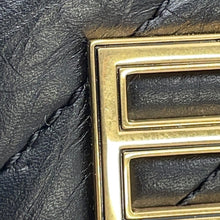 将图像加载到图库查看器中，BALENCIAGA Quilted Magnetic Card Holder Black782132 Crushed Calf Leather
