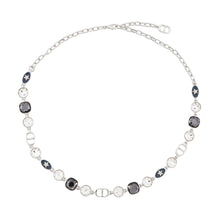 将图像加载到图库查看器中，Dior Sterling Necklace Silver Metal color Stone
