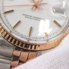 将图像加载到图库查看器中，ROLEX Datejust W26mm Stainless Steel K18PG Gold Dial1601/5
