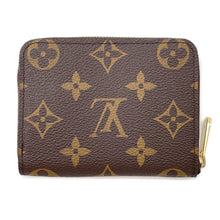 将图像加载到图库查看器中，LOUIS VUITTON Zippy Coin Purse BrownM60067 Monogram
