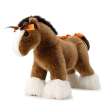 Load image into Gallery viewer, HERMES Plush toy &quot;Elmy&quot; Size PM Brown/Black/Orange Polyester100%
