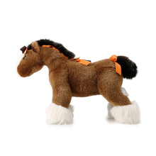 Load image into Gallery viewer, HERMES Plush toy &quot;Elmy&quot; Size PM Brown/Black/Orange Polyester100%
