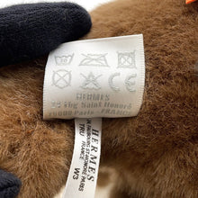 Load image into Gallery viewer, HERMES Plush toy &quot;Elmy&quot; Size PM Brown/Black/Orange Polyester100%
