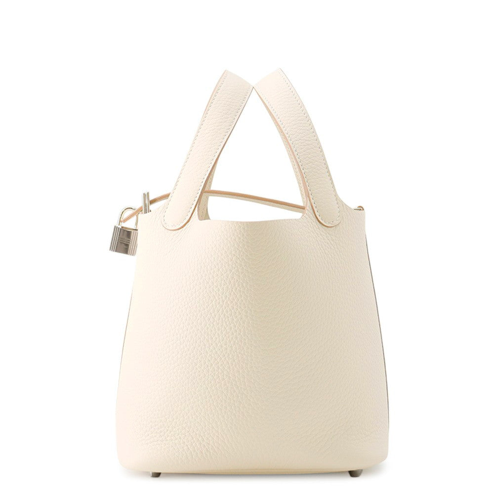 HERMES Picotin Lock Craie Taurillon Clemence Size PM